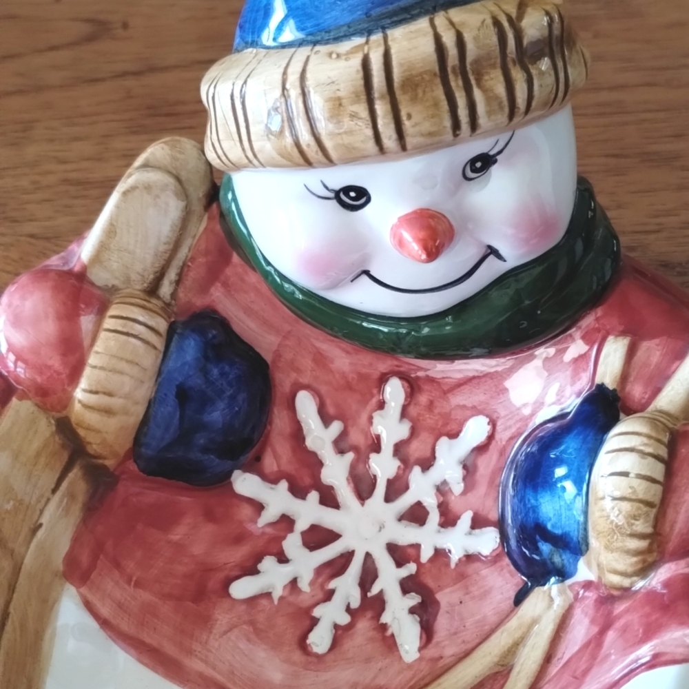 Snowman Dish - Picture 3 of 7